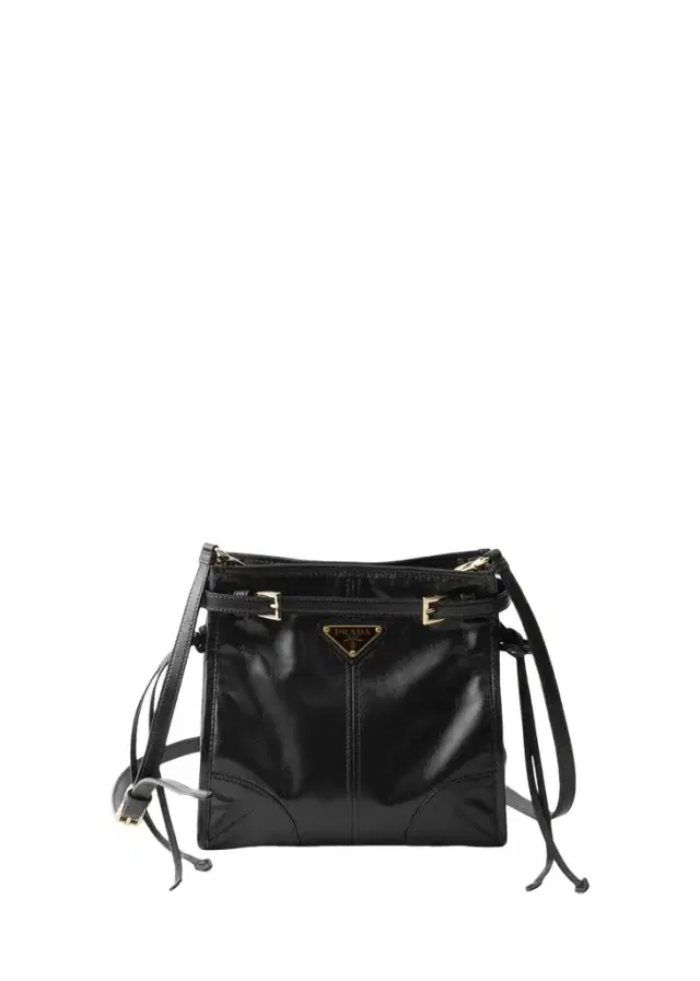 Prada Bonnie Belted Leather Crossbody Bag