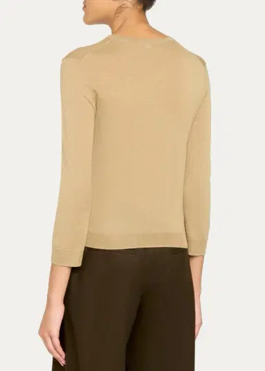 Vince Cashmere-Silk Pocket V-Neck Sweater | Thumbnail 3 Vince Cashmere-Silk Pocket V-Neck Sweater | Thumbnail 3