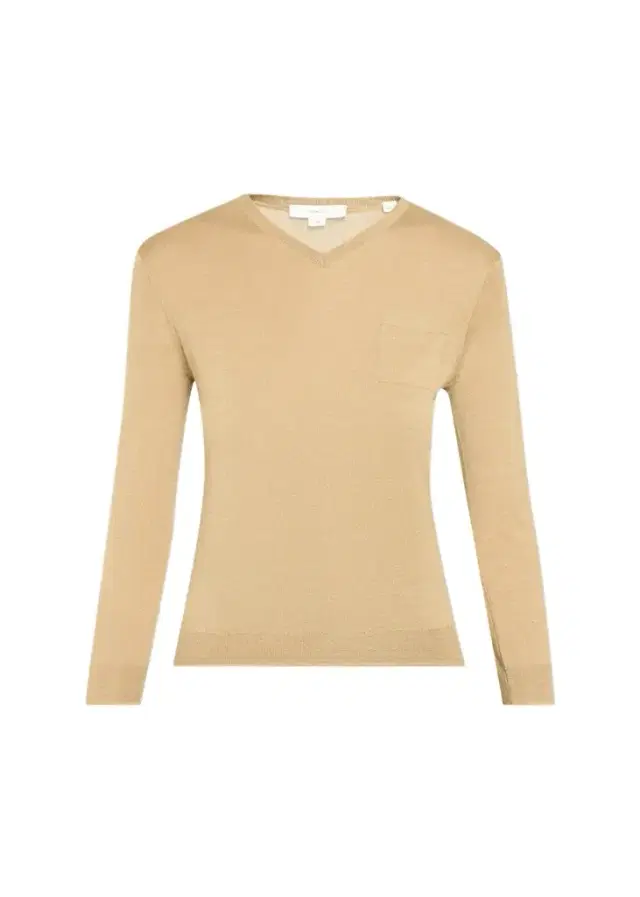 Vince Cashmere-Silk Pocket V-Neck Sweater