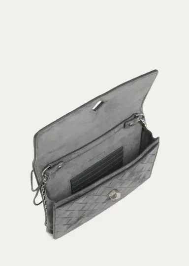 Bottega Veneta Andiamo Suede Wallet-On-Chain | Thumbnail 4