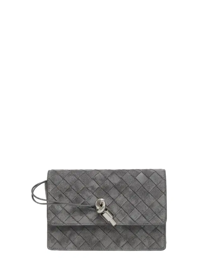 Bottega Veneta Andiamo Suede Wallet-On-Chain