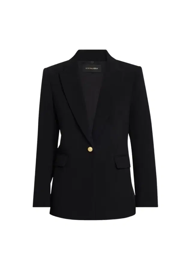 Kobi Halperin Rue Single-Button Crepe Jacket