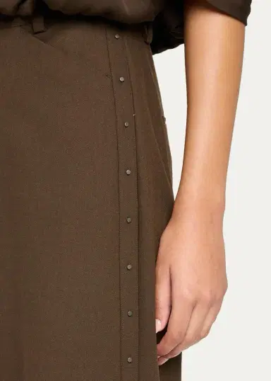 Vince Studded Mid-Rise Wide-Leg Trousers | Thumbnail 5 Vince Studded Mid-Rise Wide-Leg Trousers | Thumbnail 5