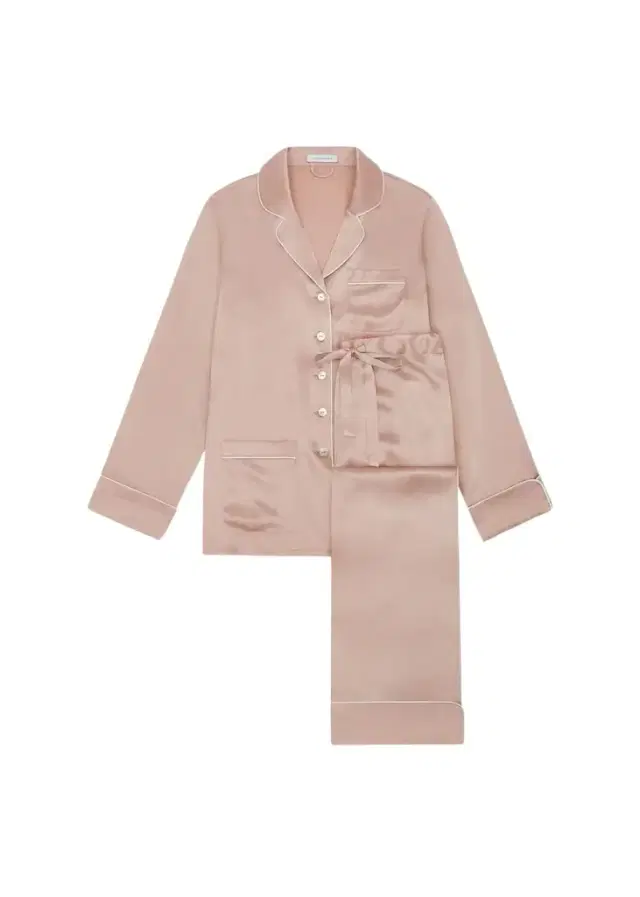 Olivia von Halle Coco Straight-Leg Silk Satin Pajama Set