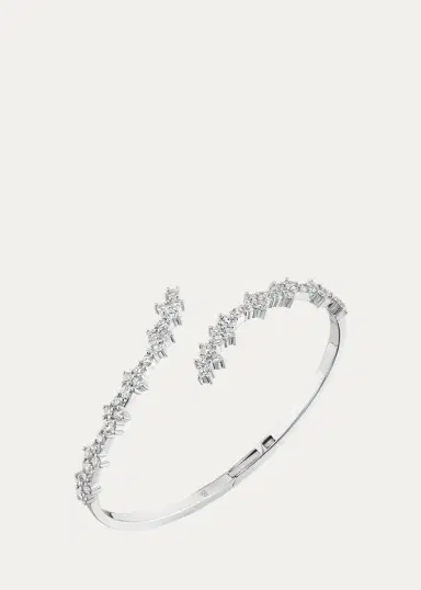 Sydney Evan 14K Yellow Gold Diamond Cocktail Wrap Hinge Bangle | Thumbnail 2