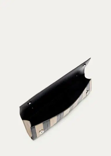 Proenza Schouler Hex Striped Eel Leather Clutch Bag | Thumbnail 3