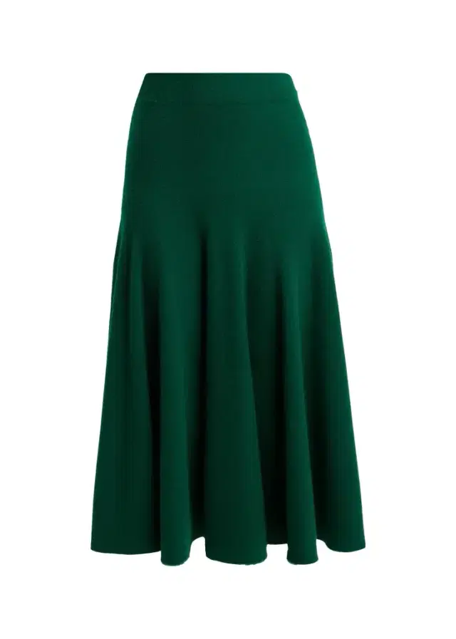 Tom Ford Cashmere Knit Midi Flare Skirt