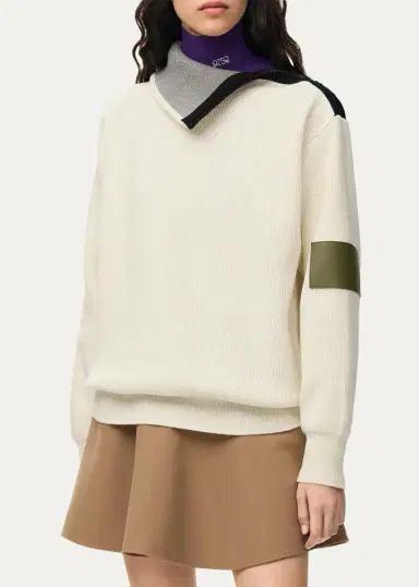 Loewe Cotton Zip-Front Sweater | Thumbnail 4