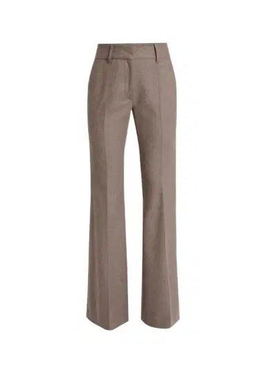 Gabriela Hearst Rhein Wool-Cashmere Flannel Flare Pants | Thumbnail 1