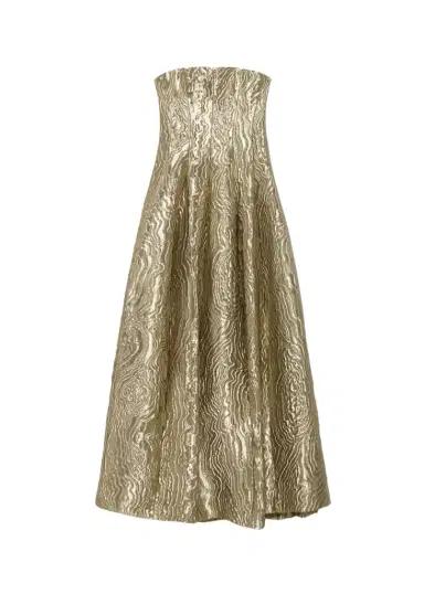 Simkhai Celeste Strapless Metallic Jacquard Gown | Thumbnail 1