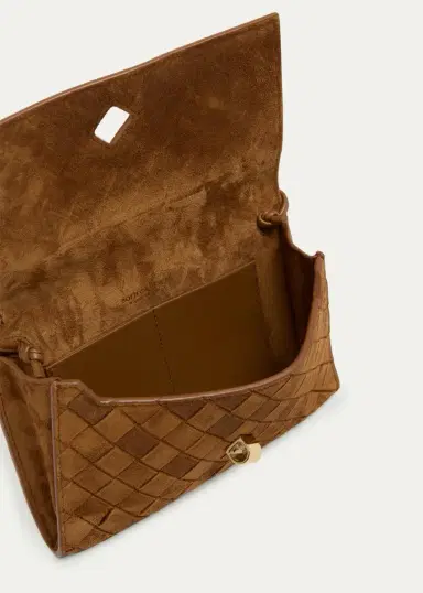 Bottega Veneta Andiamo Leather Wallet-On-Chain | Thumbnail 4