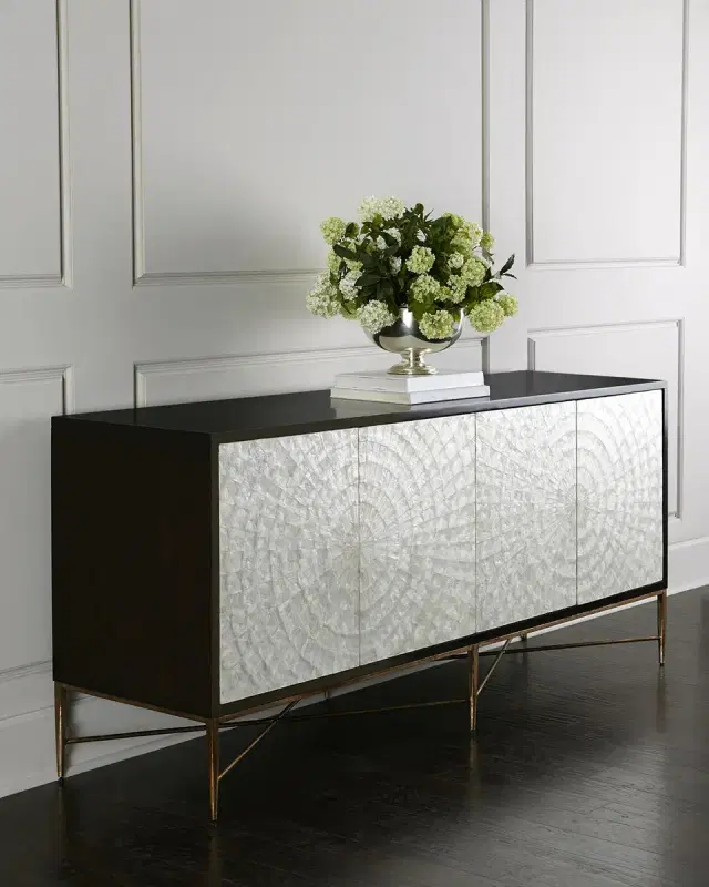 Bernhardt Interiors Adagio Capiz Shell Buffet