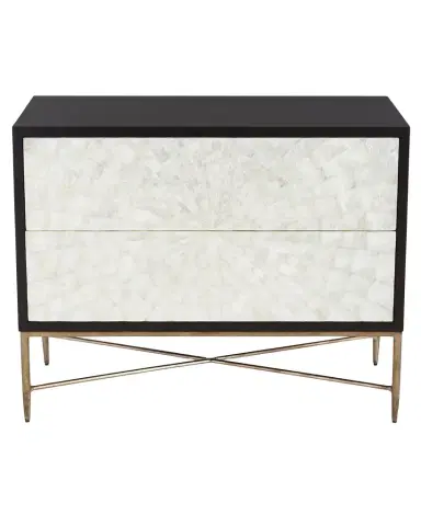 Bernhardt Interiors Adagio Bachelor's Chest w/ Inlaid Capiz Shells | Thumbnail 1