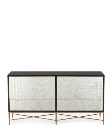 Bernhardt Interiors Adagio Dresser w/ Inlaid Capiz Shells | Thumbnail 3