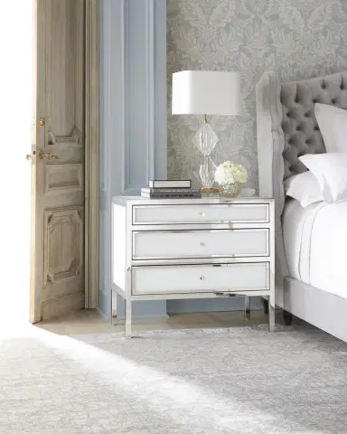 Bernhardt Interiors Darcey 3-Drawer Nightstand | Thumbnail 5