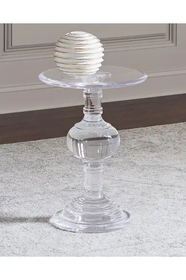 Bernhardt Interiors Andrea Acrylic Side Table | Thumbnail 3