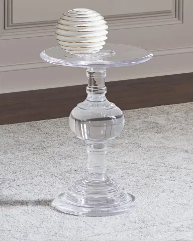Bernhardt Interiors Andrea Acrylic Side Table | Thumbnail 1