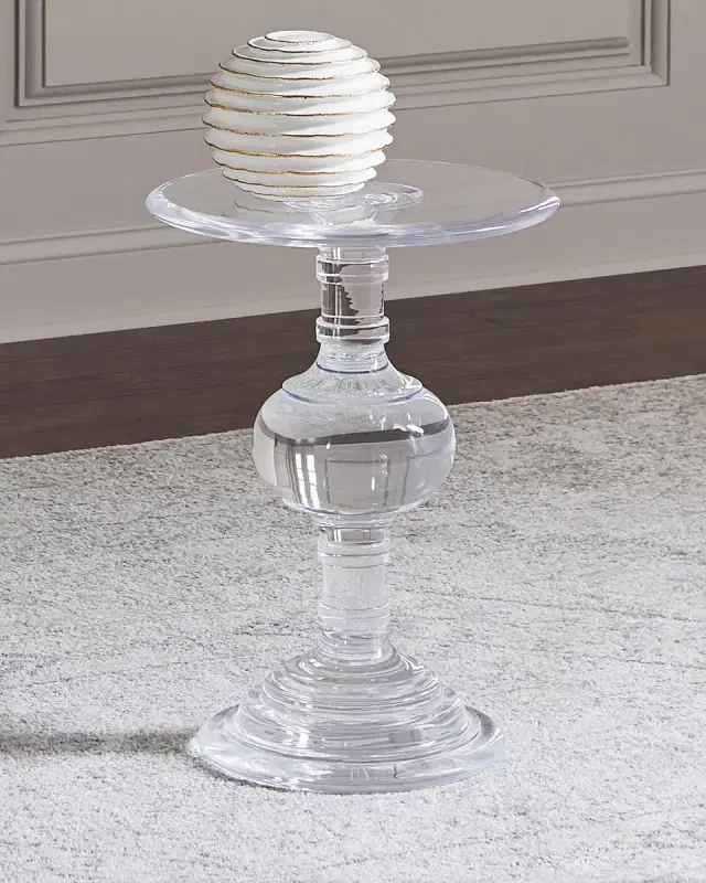 Bernhardt Interiors Andrea Acrylic Side Table