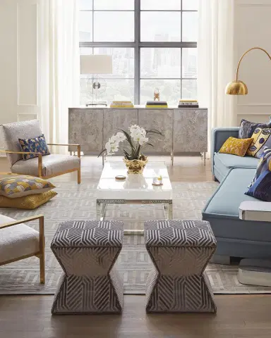 Bernhardt Interiors Elsa Arctic Coffee Table | Thumbnail 4