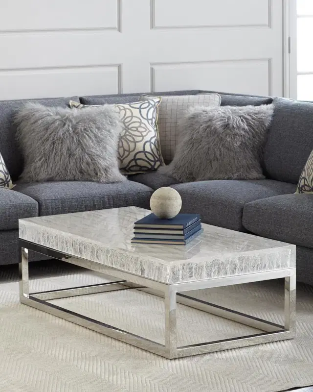 Bernhardt Interiors Elsa Arctic Coffee Table