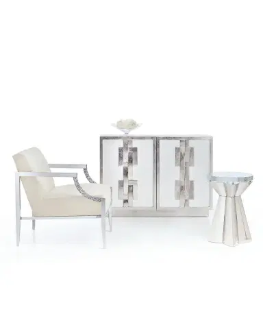 Bernhardt Interiors Anika Round Chairside Table | Thumbnail 3