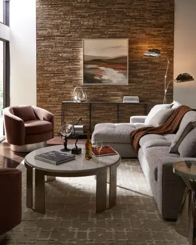 Bernhardt Interiors Anika Round Chairside Table | Thumbnail 5
