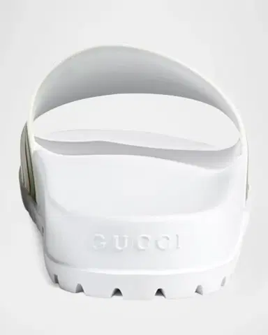 Gucci Men's Pursuit Trek Web Slide Sandals | Thumbnail 3