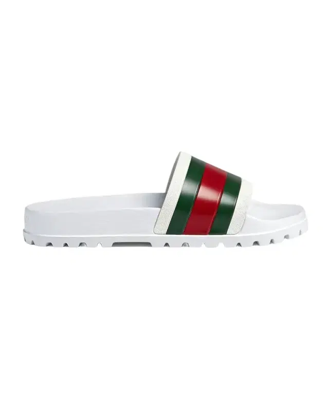 Gucci Men's Pursuit Trek Web Slide Sandals