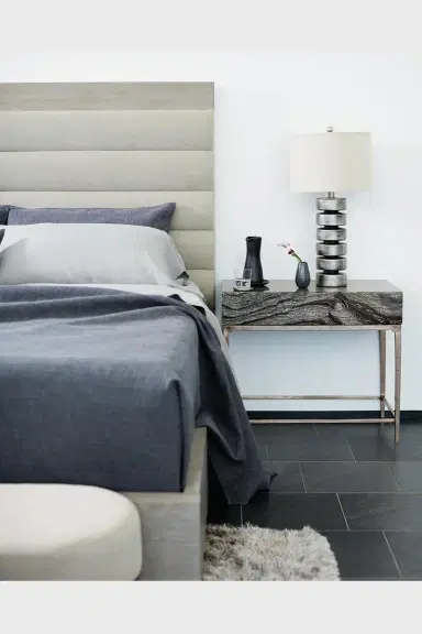 Bernhardt Linea Black Forest Marble Night Stand | Thumbnail 3
