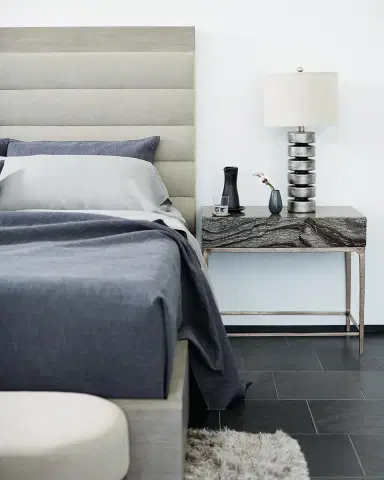 Bernhardt Linea Black Forest Marble Night Stand | Thumbnail 1