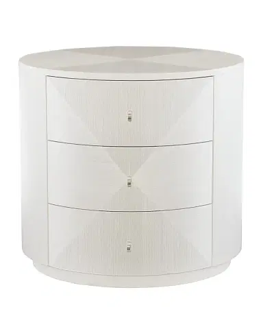 Bernhardt Axiom Round 3-Drawer Side Table | Thumbnail 2