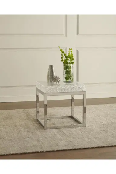 Bernhardt Interiors Elsa Arctic End Table | Thumbnail 3