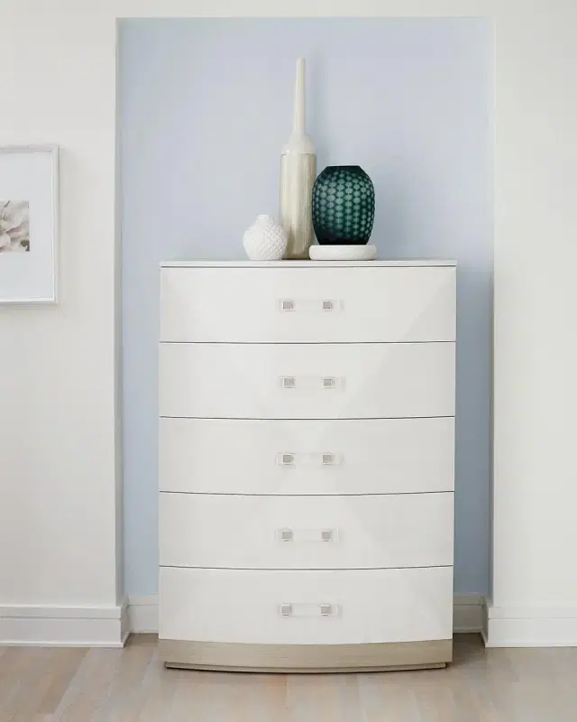 Bernhardt Axiom 5 Drawer Tall Chest of Drawers