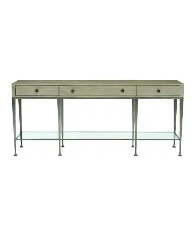 Bernhardt Santa Barbara Metal Base Console Table | Thumbnail 1