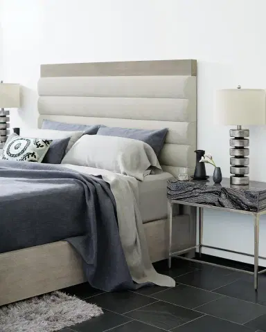 Bernhardt Linea Channel-Tufted King Bed | Thumbnail 1