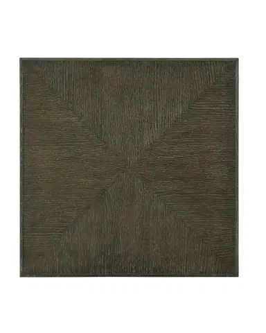 Bernhardt Interiors Strata Cerused Charcoal Square Coffee Table | Thumbnail 3