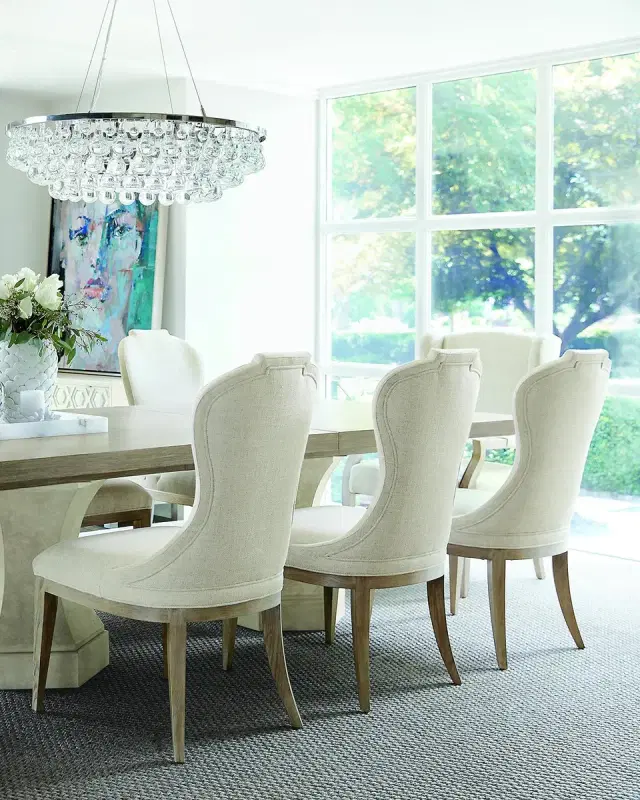 Bernhardt Santa Barbara Notched Side Chairs, Set of 2