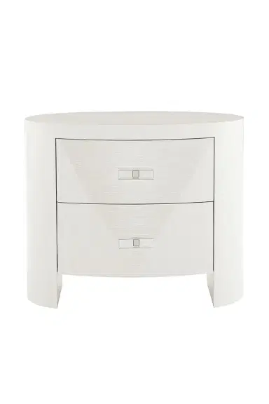 Bernhardt Axiom Oval 2-Drawer Nightstand | Thumbnail 3