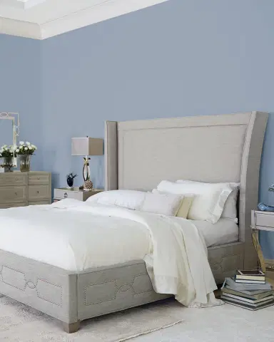 Bernhardt Criteria Wingback Upholstered King Bed | Thumbnail 1