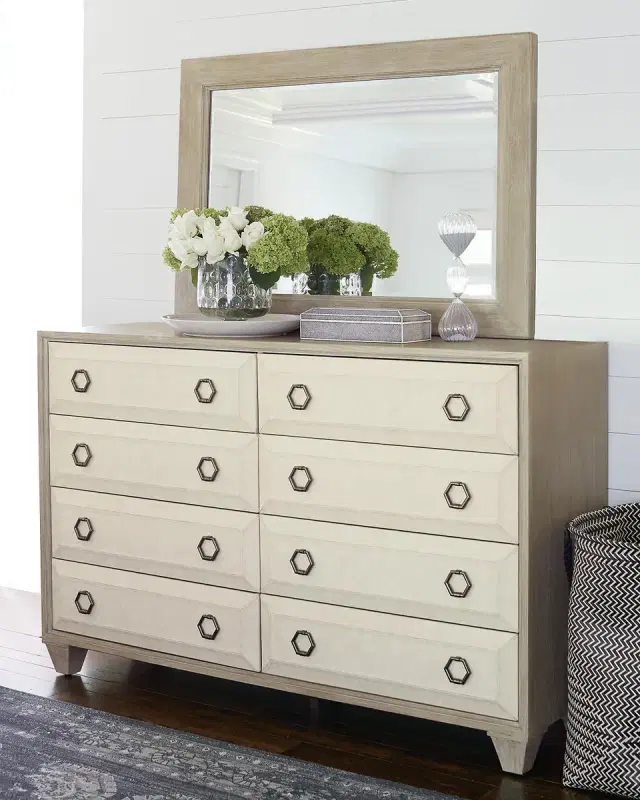 Bernhardt Santa Barbara Fabric Trim 8-Drawer Dresser