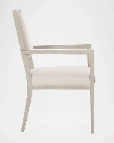 Bernhardt Axiom Upholstered Dining Arm Chairs (Pair) | Thumbnail 2