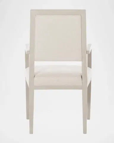 Bernhardt Axiom Upholstered Dining Arm Chairs (Pair) | Thumbnail 3