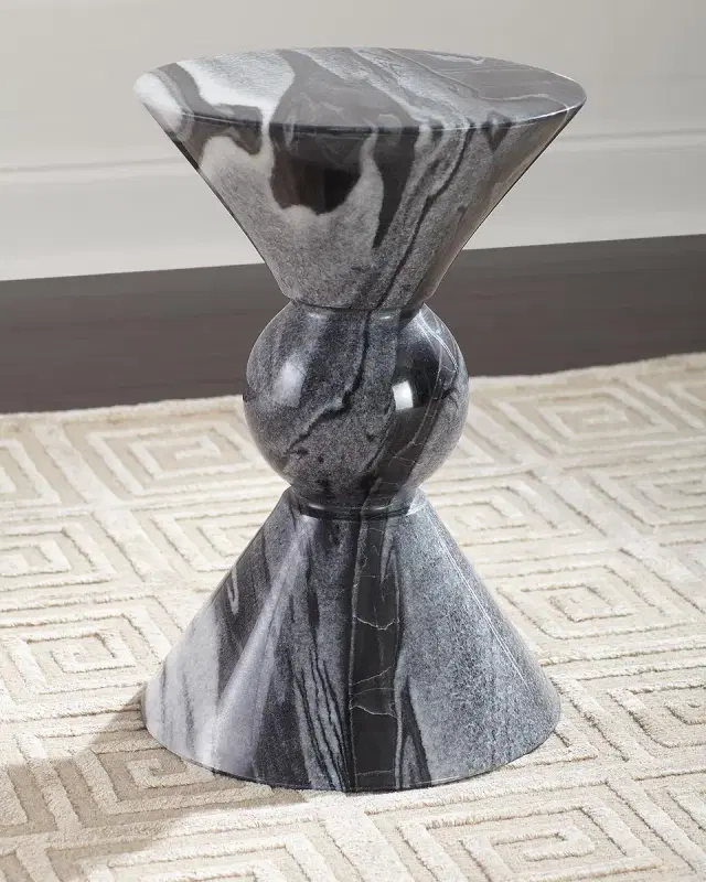 Bernhardt Interiors Jax Marble Drink Table