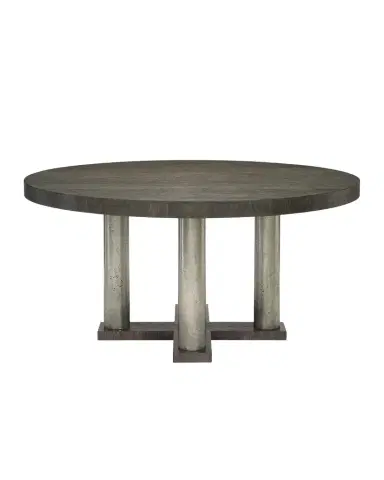 Bernhardt Linea Four-Posted Round Dining Table | Thumbnail 1
