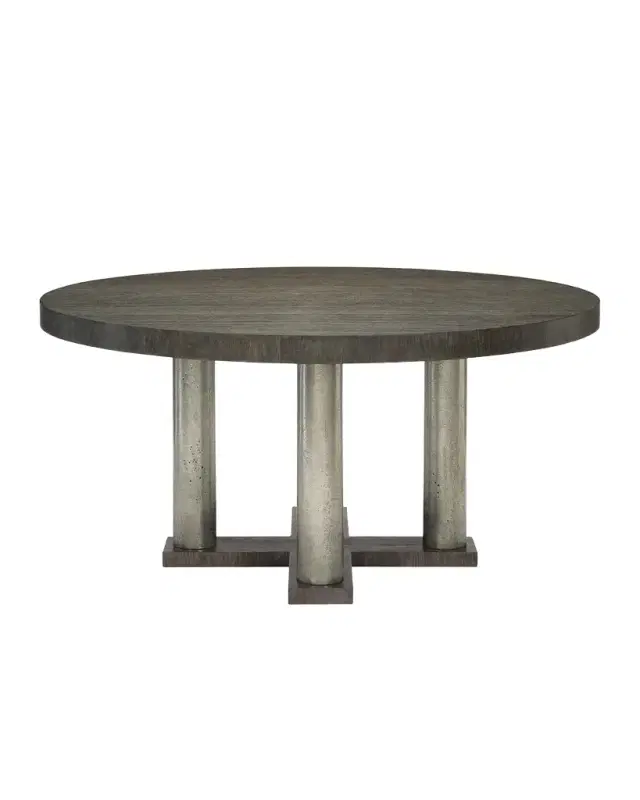 Bernhardt Linea Four-Posted Round Dining Table