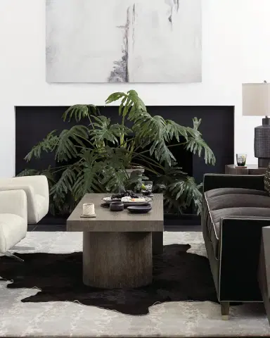 Bernhardt Linea Pedestal Coffee Table | Thumbnail 2