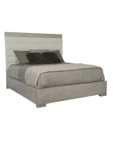 Bernhardt Linea Channel-Tufted Queen Bed | Thumbnail 2