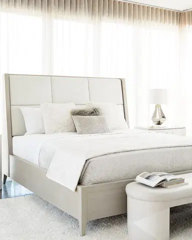 Bernhardt Axiom Quilted Panel King Bed | Thumbnail 2