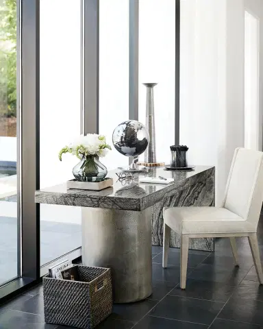 Bernhardt Linea Pedestal Writing Desk | Thumbnail 2