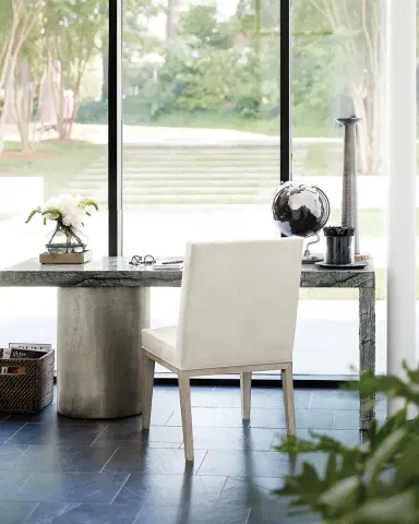 Bernhardt Linea Pedestal Writing Desk | Thumbnail 1